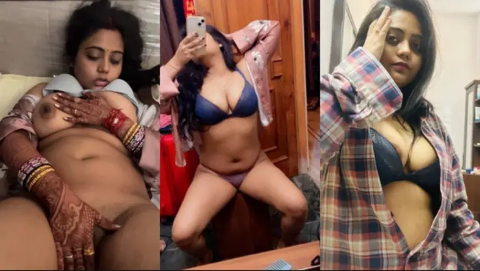 Bhojpuri Newly Married Cute Wife Boobs Rubbing Pussy Video